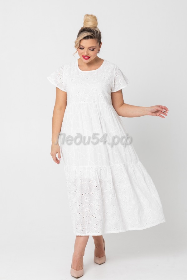 Платье [Арт. 7155] белое