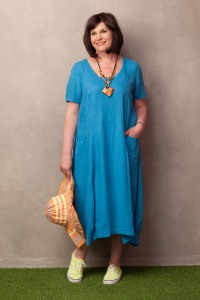 Платье [Арт. 2148] лазурно-синий